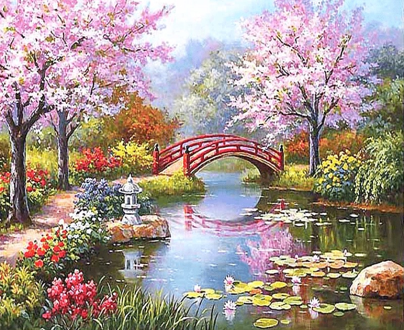 Romantic Fairyland paint by numbers kit
