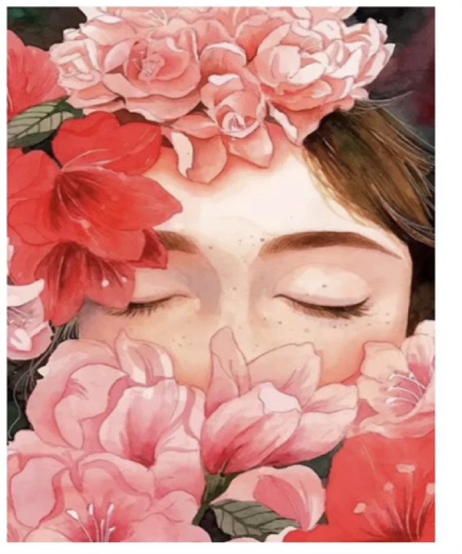 Scent And Beauty paint by numbers kit