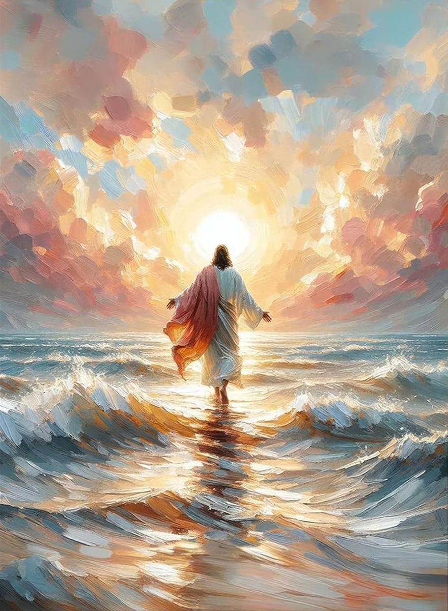 Walk On Water paint by numbers kit