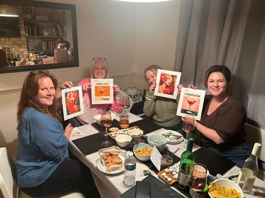 Paint-by-numbers community photo