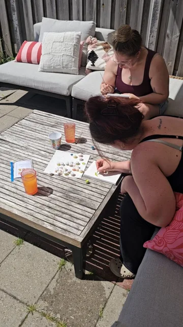 Paint-by-numbers community photo