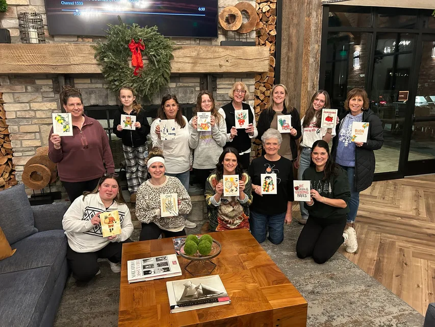 Paint-by-numbers community photo