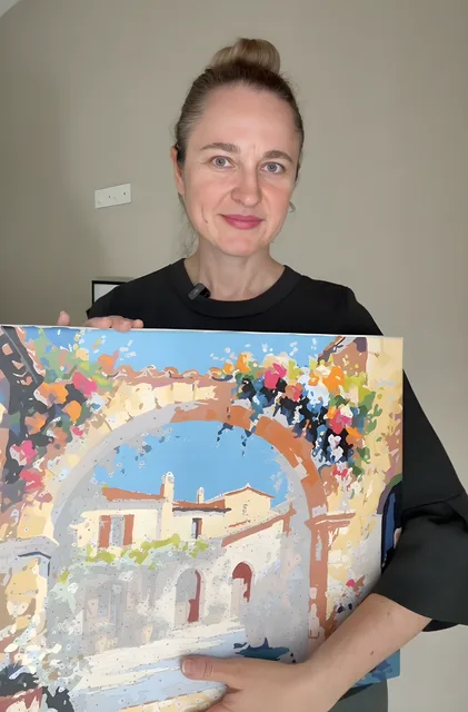 Paint-by-numbers community photo