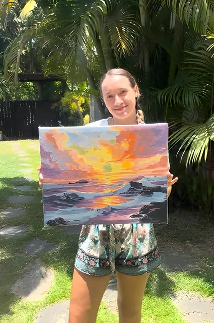 Paint-by-numbers community photo