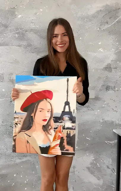 Paint-by-numbers community photo