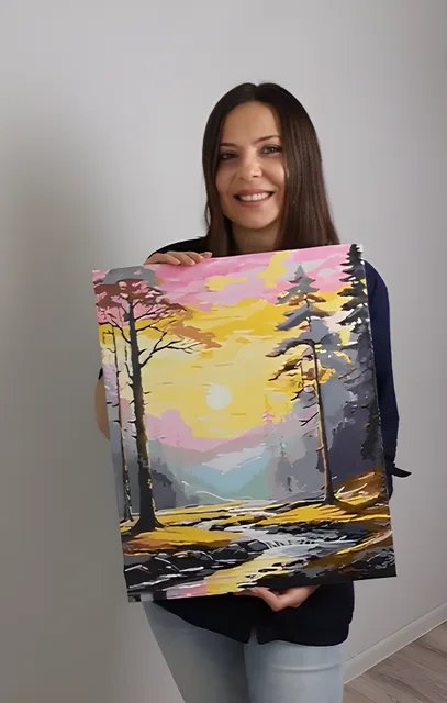 Paint-by-numbers community photo