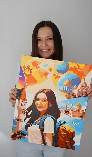 Paint-by-numbers community photo