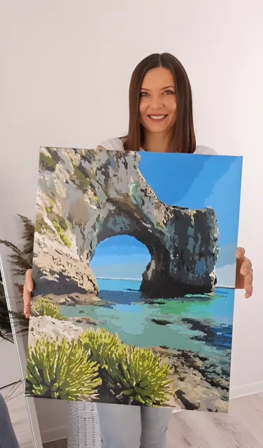 Paint-by-numbers community photo