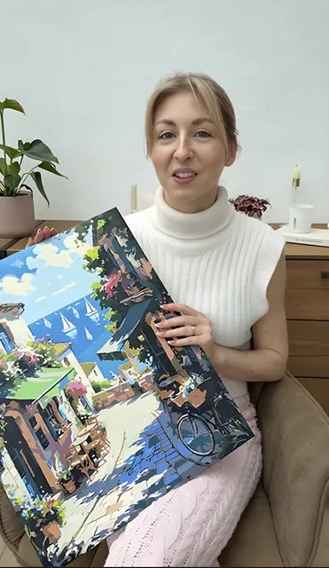 Paint-by-numbers community photo