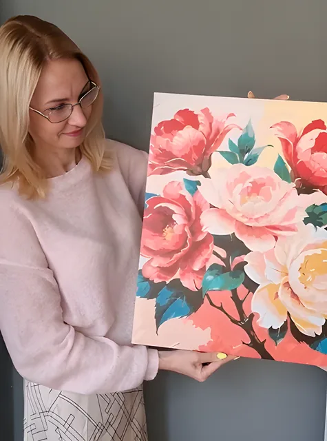 Paint-by-numbers community photo