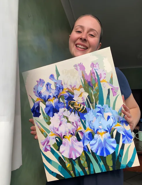 Paint-by-numbers community photo