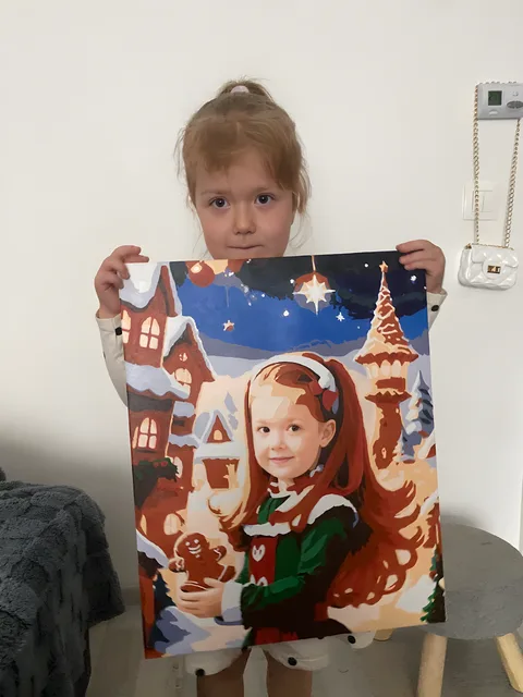 Paint-by-numbers community photo