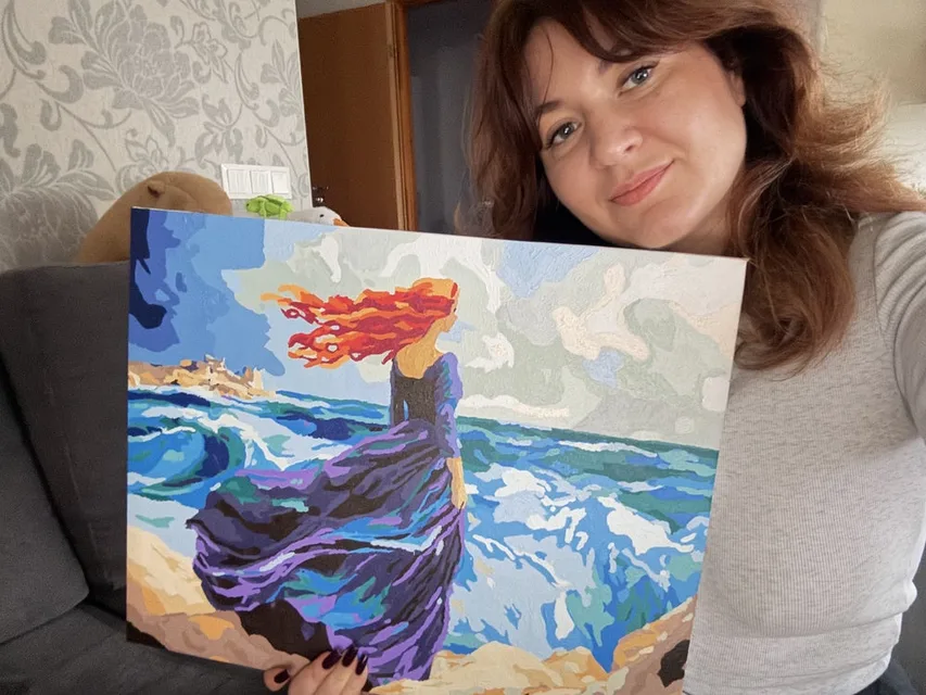 Paint-by-numbers community photo
